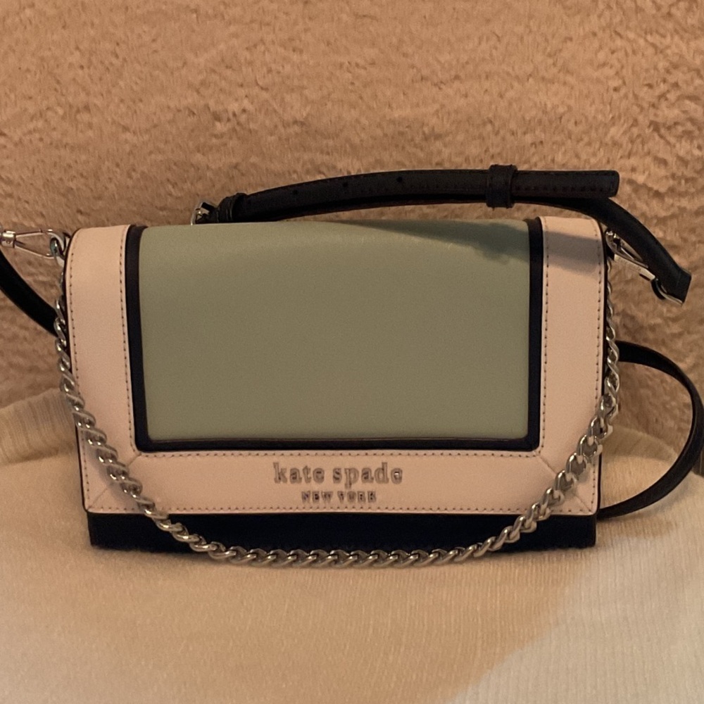 Kate Spade Mint and Black Crossbody